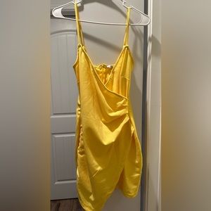 Yellow summer girls night out/ date night dress